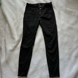 Just Black Denim Black Skinny Jeans